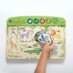 VTech Mon Premier Puzzle Interactif Des Animaux -VTech Jouets Soldes Magasin 80 613645 2