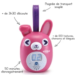 VTech StoriKid Pocket Rose - Conteur D'histoires Interactif