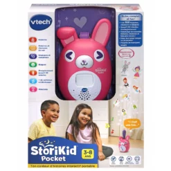 VTech StoriKid Pocket Rose - Conteur D'histoires Interactif -VTech Jouets Soldes Magasin 80 613755 PACKAGE RECTO 1