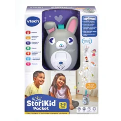 VTech Boîte à Histoires Interactive Portable StoriKid Pocket Gris -VTech Jouets Soldes Magasin 80 613765 PACKAGE RECTO 1