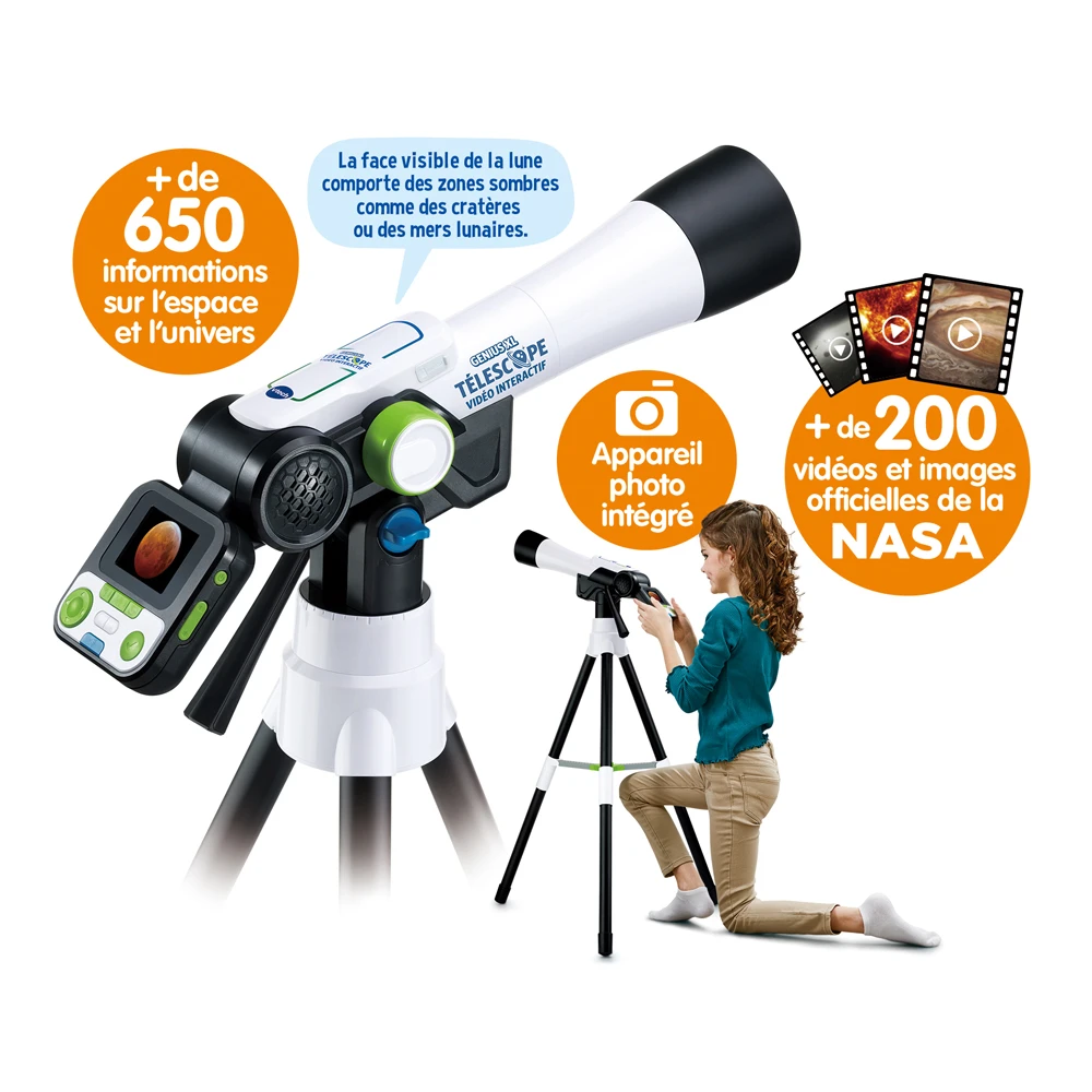VTech Genius XL - Télescope Vidéo Interactif 9 VTech Genius XL - Télescope Vidéo Interactif – Image 9