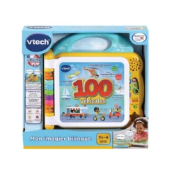 VTECH BABY Mon Imagier Bilingue - 100 Véhicules -VTech Jouets Soldes Magasin 80 614845 6