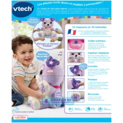 VTech Violette, Mon Amie Pattes Magiques -VTech Jouets Soldes Magasin 80 615065 dos boite