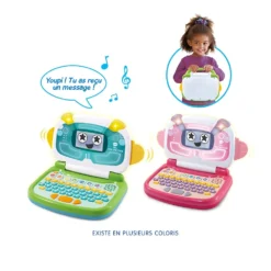 VTech Clic, Mon Ami L'ordi Rose -VTech Jouets Soldes Magasin 80 615105 615155
