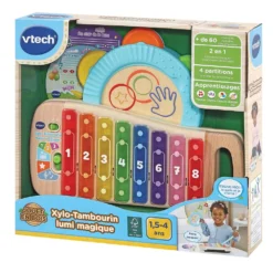 VTech Xylo-Tambourin Lumi Magique -VTech Jouets Soldes Magasin 80 615605 9