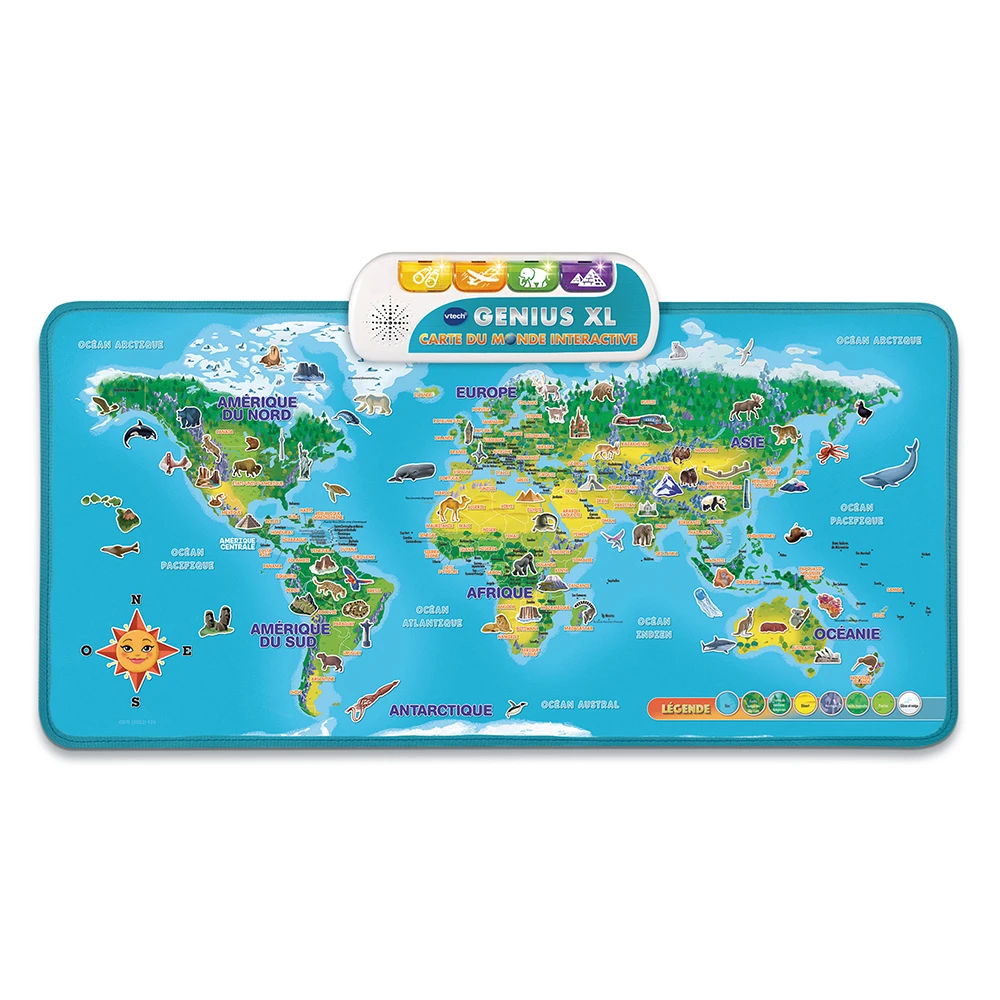 VTech Genius XL - Carte Du Monde Interactive 1 VTech Genius XL - Carte Du Monde Interactive