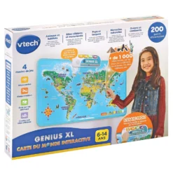 VTech Genius XL - Carte Du Monde Interactive 10 VTech Genius XL - Carte Du Monde Interactive -VTech Jouets Soldes Magasin 80 615705 6