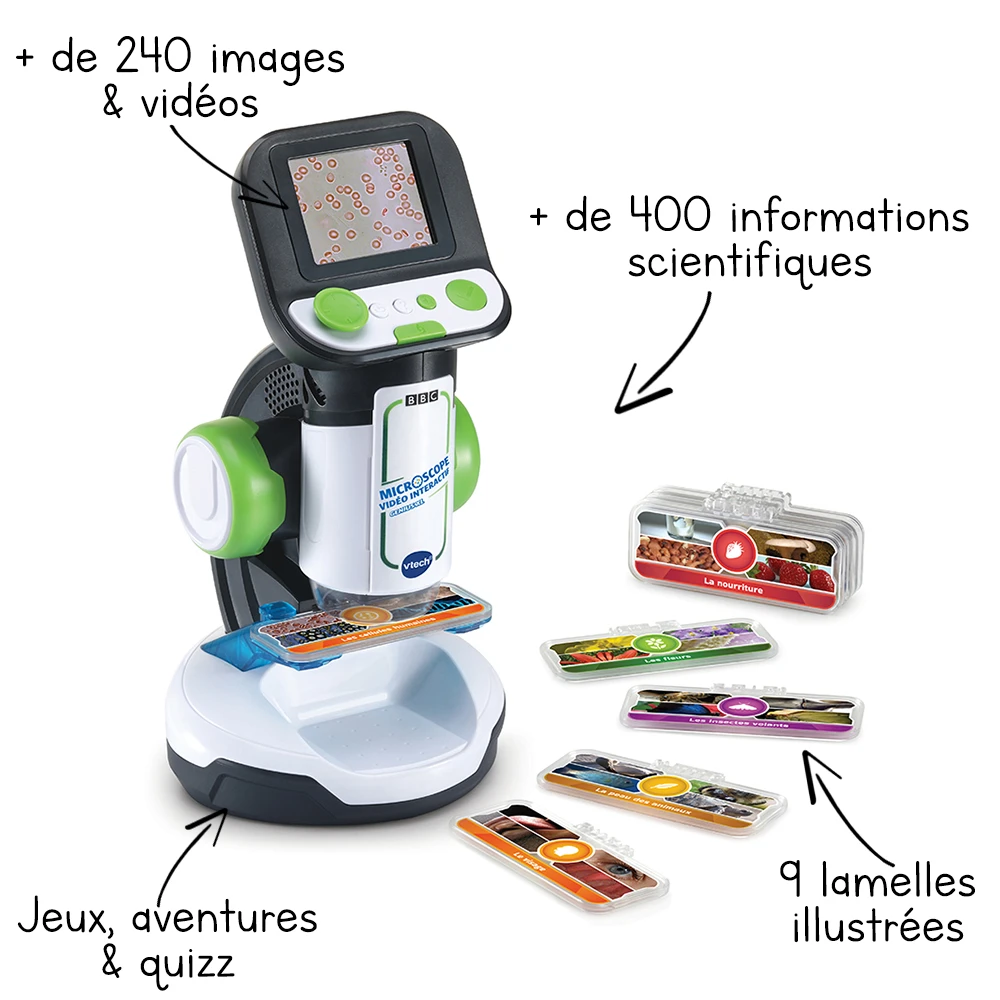 VTech Genius XL - Microscope Vidéo Interactif 2 VTech Genius XL - Microscope Vidéo Interactif – Image 2