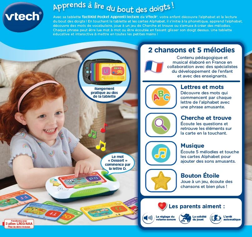 VTech TactiKid Pocket Apprenti Lecture 12 VTech TactiKid Pocket Apprenti Lecture – Image 12