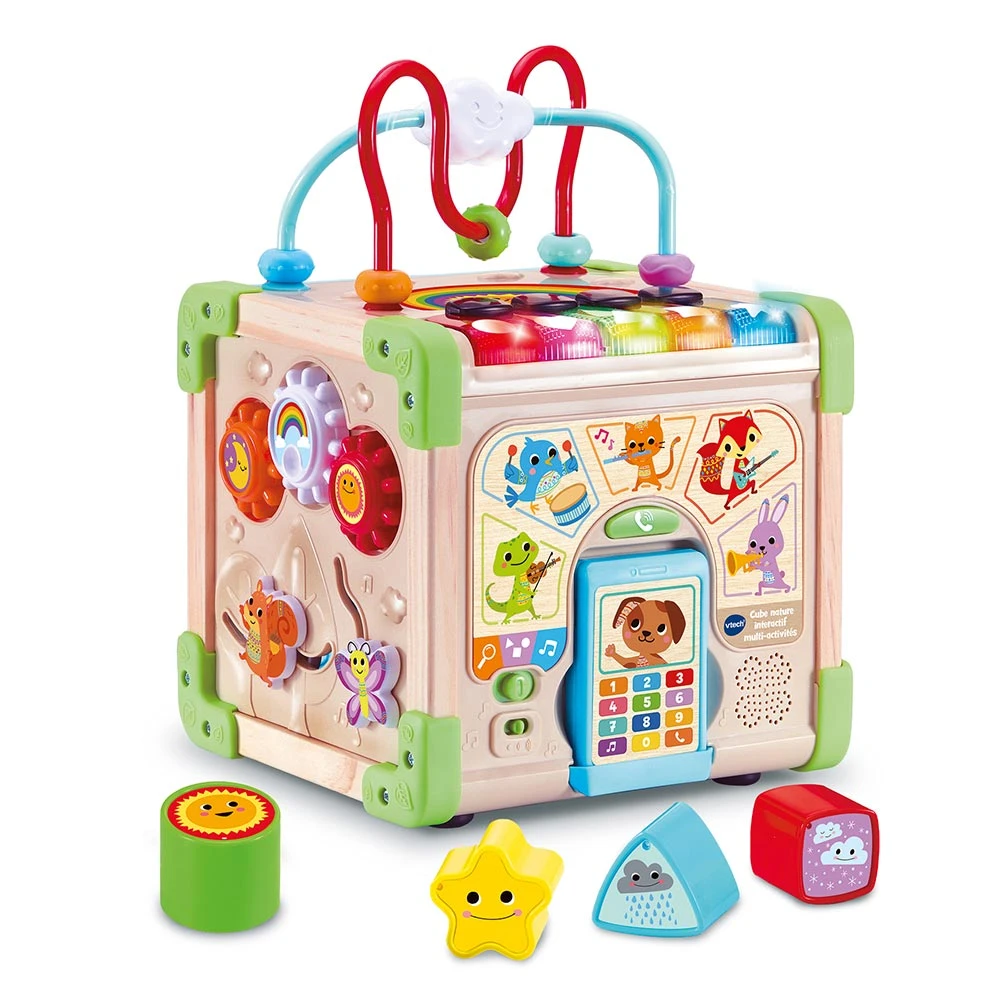 VTECH BABY Cube Nature Interactif Multiactivité 1 VTECH BABY Cube Nature Interactif Multiactivité