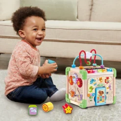 VTECH BABY Cube Nature Interactif Multiactivité 14 VTECH BABY Cube Nature Interactif Multiactivité -VTech Jouets Soldes Magasin 80 617105 3