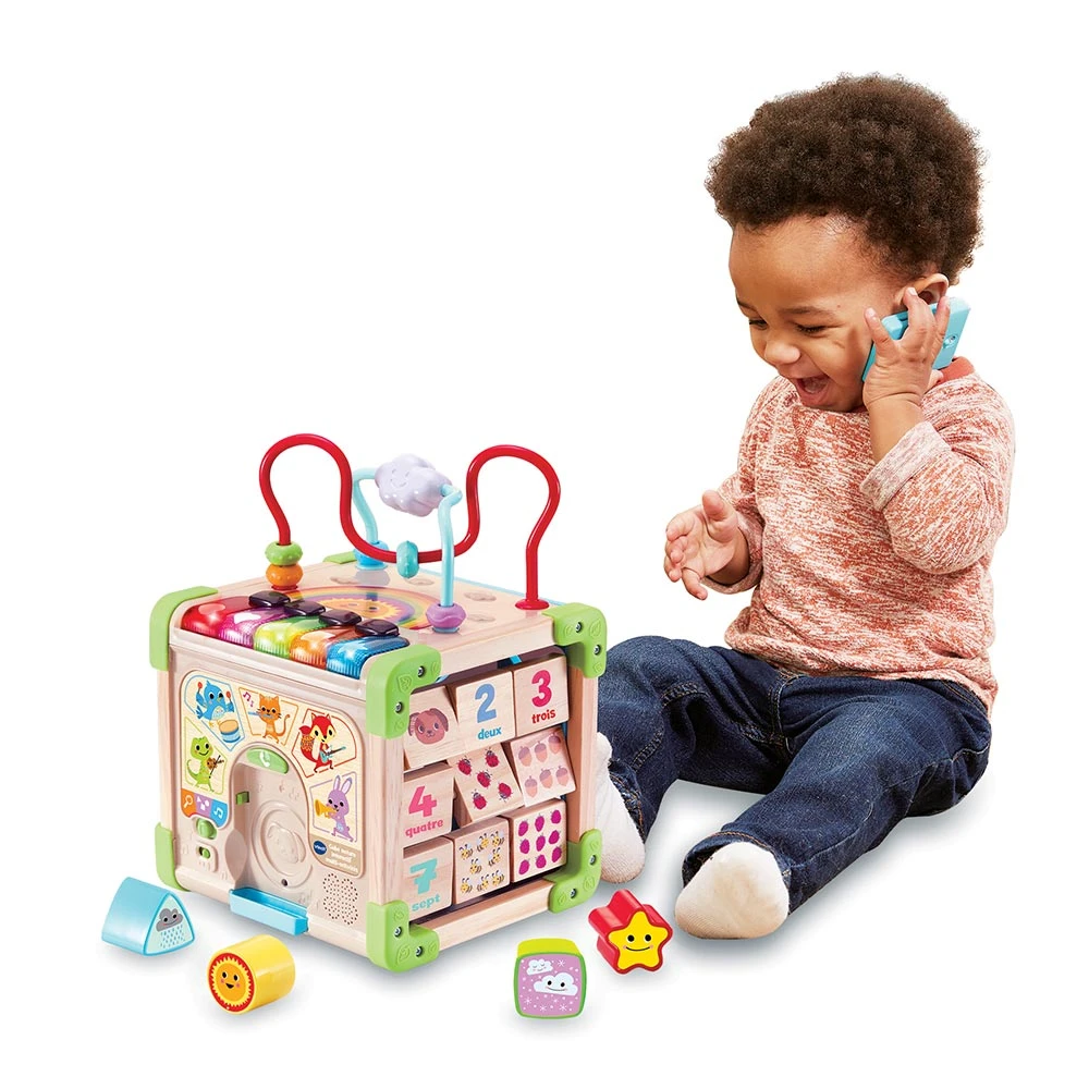 VTECH BABY Cube Nature Interactif Multiactivité 5 VTECH BABY Cube Nature Interactif Multiactivité – Image 5