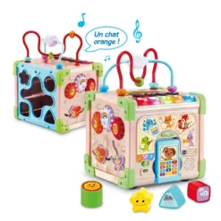 VTECH BABY Cube Nature Interactif Multiactivité 11 VTECH BABY Cube Nature Interactif Multiactivité -VTech Jouets Soldes Magasin 80 617105 CAT