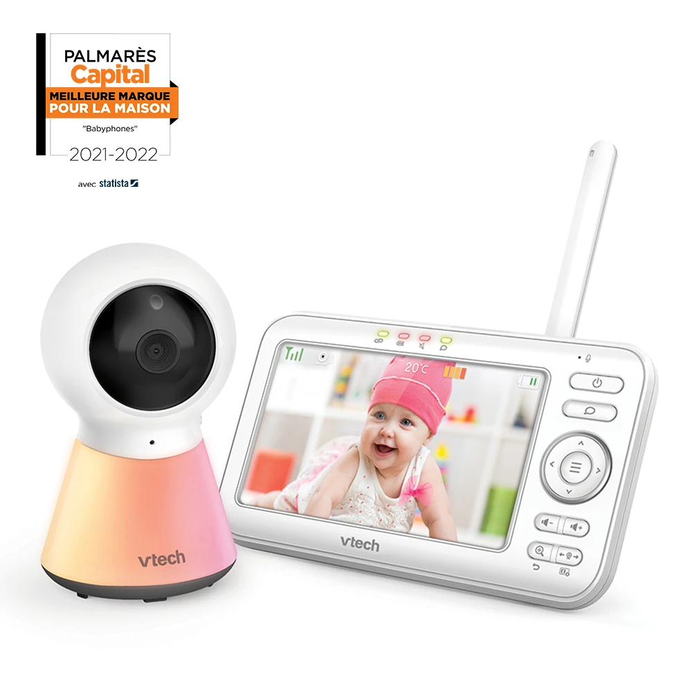 Babyphone Vidéo Color Night Light - BM5254 - (écran 5 - Veilleuse) 1 Babyphone Vidéo Color Night Light - BM5254 - (écran 5 - Veilleuse)